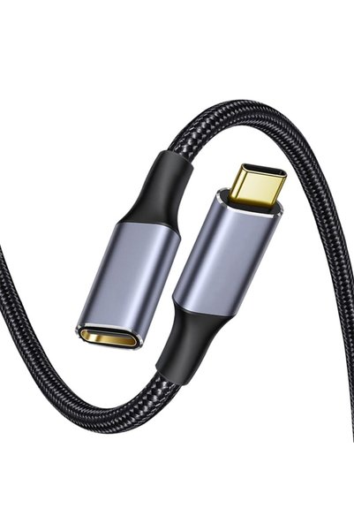 ELEPHANTBOAT كابل تمديد USB C بطول 3.3 قدم، كابل USB Type C ذكر إلى أنثى بقدر...