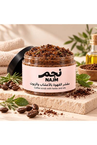 Generic Brand مقشر للجسم بخلاصة القهوة والشاي الأخضر، BHA وزيت الجوجوبا، 250 مل