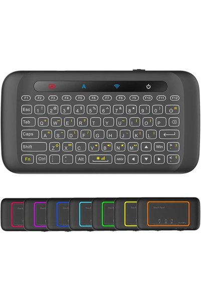 KASTWAVE Mini Wireless Keyboard with Touchpad, Full Size Touchpad, Handheld I...