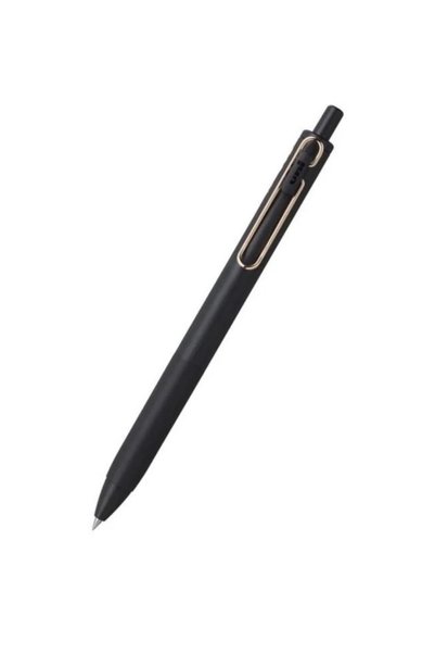 Unibal Uni-ball One Black Ink Gel Ballpoint Pen - Black - 0.5