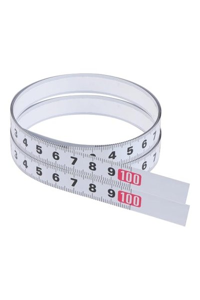 GENERAL Generic 2pcs Self-adhesive Steel Miter Scale Tape Measure Metric Rule...