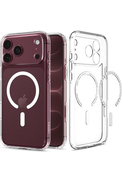 Spigen Ultra Hybrid MagFit for iPhone 18 Pro Case / 17 Pro - Clear White