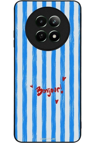 Sonique Σειρά Stripe Stories Θήκη για Realme 12 5G / Realme 12x Bonjour Blue
