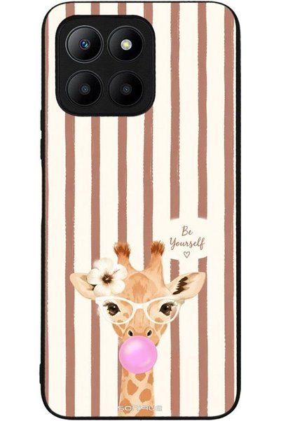 Sonique Σειρά Stripe Stories Θήκη για Honor 70 Lite 5G Καφέ - Καμηλοπάρδαλη μ...