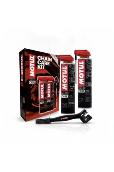 Motul Σετ καθαρισμού και λίπανσης αλυσίδας και βούρτσα, Κιτ περιποίησης αλυσίδας