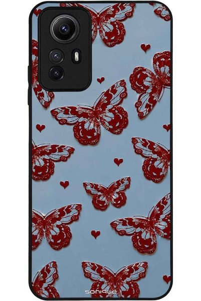 Sonique Θήκη Σειράς Diva για Xiaomi Redmi Note 12s Πεταλούδες