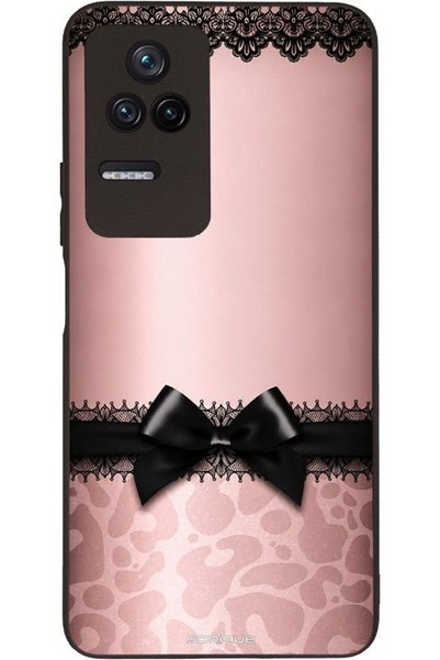 Sonique Θήκη Σειράς Diva για Xiaomi Poco F4 5G Λεοπάρ Φιόγκος - Ροζ
