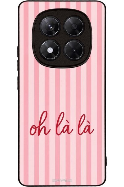 Sonique Σειρά Stripe Stories Θήκη για Xiaomi Redmi Note 14 Pro 4G Oh La La - Ροζ