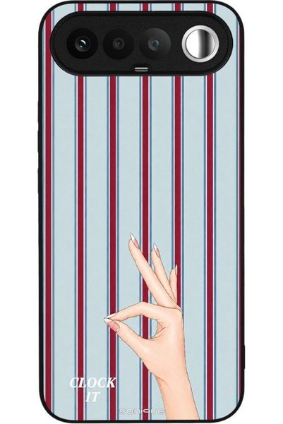 Sonique Σειρά Stripe Stories Θήκη για Realme 16 5G Clock It