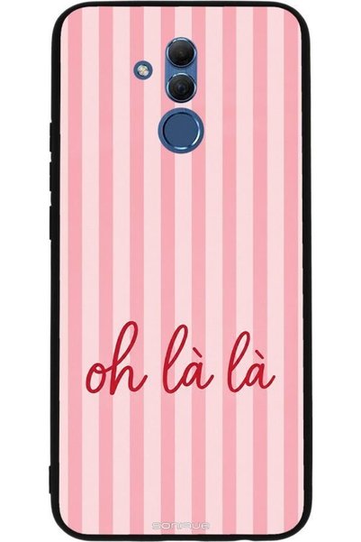 Sonique Σειρά Stripe Stories Θήκη για Huawei Mate 20 Lite Oh La La - Ροζ