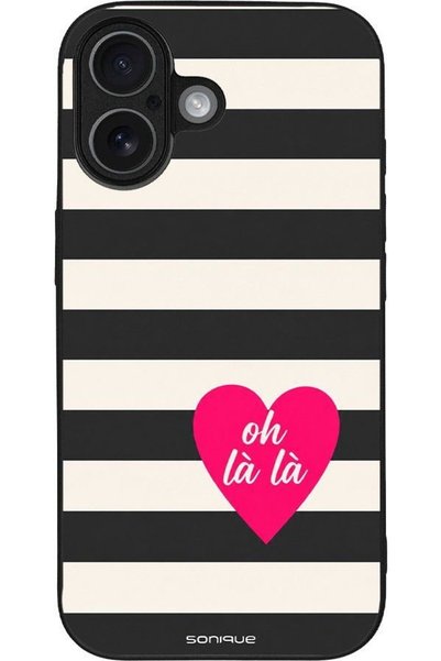 Sonique Σειρά Stripe Stories Θήκη για Apple iPhone 17 Oh La La - Μαύρο