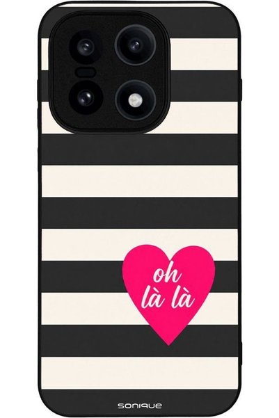 Sonique Σειρά Stripe Stories Θήκη για Oneplus 15 5G Oh La La - Μαύρο