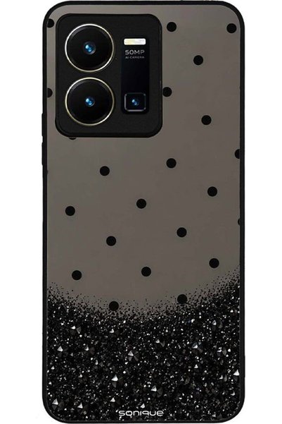 Sonique Θήκη Σειράς Diva για Vivo Y35 4G / Vivo Y22 / Vivo Y22S Πουά με Γκλίτερ