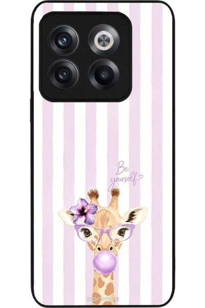 Sonique Σειρά Stripe Stories Θήκη για Oneplus 10T Λιλά-Καμηλοπάρδαλη με Τσιχλ...