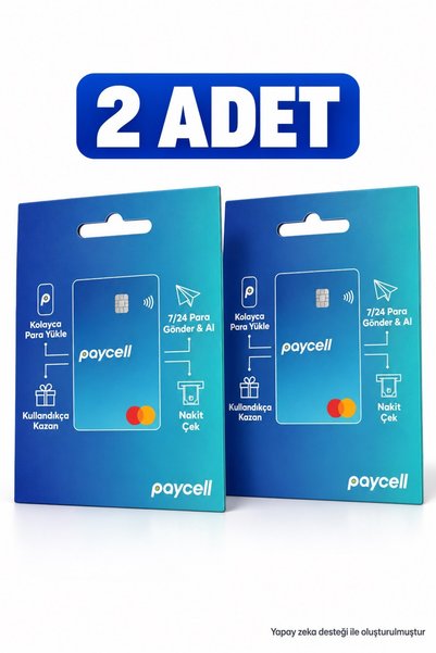 umitaksoy Paycell Mavi Fiziki Ön Ödemeli Kart 2 Adet