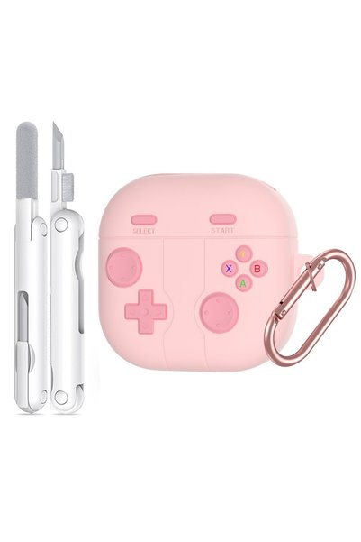 XGSM Husă retro tip gamepad pentru Samsung Galaxy Buds4 / Buds4 Pro, cu carab...