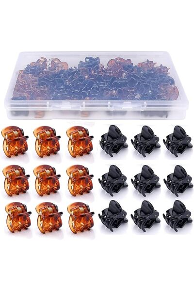 MNODWLOF Mini Hair Claw Clips for Girls and Women, 24 Pcs Small Hair Claw Cli...
