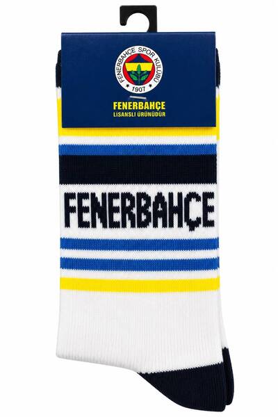 Fenerbahçe جوارب مرخصة للرجال، جوارب التنس، جوارب 1907، جوارب بيضاء غير رسمية...