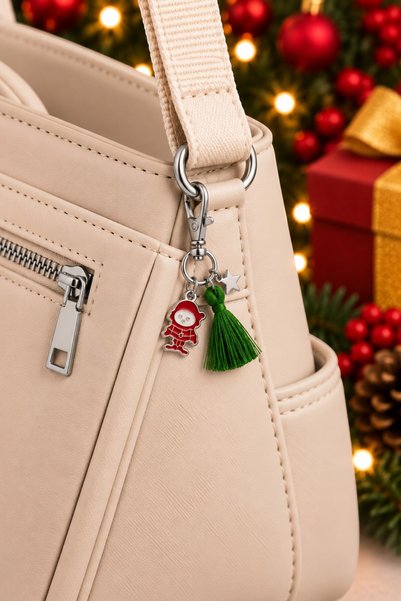 nftart.design New Year's Special Bag Charm/Bag Ornament/Keychain Ornament Sin...