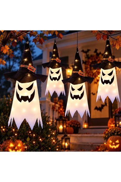 Pomefar Halloween Decorations, 12Pcs Halloween Pumpkin Tea Lights, Halloween ...