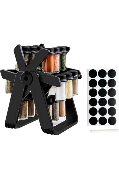 GENERAL Rotating Spice Rack Organizer 360 Degree Ferris Wheel Rotation with 1...