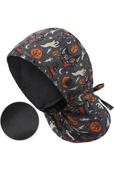 QBA Adjustable Working Cap with Button, Cotton Working Hat Sweatband, Elastic...