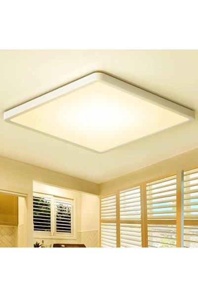GENERAL ايليفانت بوت مصباح سقف LED 24 واط للغرفة، مصباح سقف عصري بسيط 30 × 30...