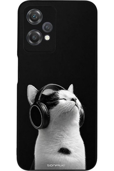 Sonique Ανδρική Έκδοση Θήκης για OnePlus Nord CE 2 Lite 5G Audio Kitten - Λευκό