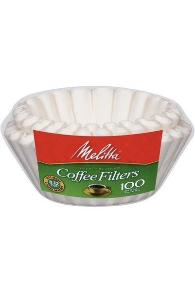melitta 629524 8 To 12 Cup White Coffee Basket Filters 200 Count