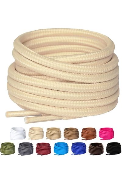 GENERAL Olukssck 2 Pair Round Shoelaces for Sneakers, Heavy Duty and Durable ...