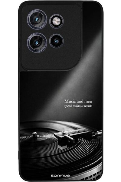 Sonique Ανδρική Θήκη για Motorola Edge 60 Neo 5G, με θέμα Μουσική και Άνδρες