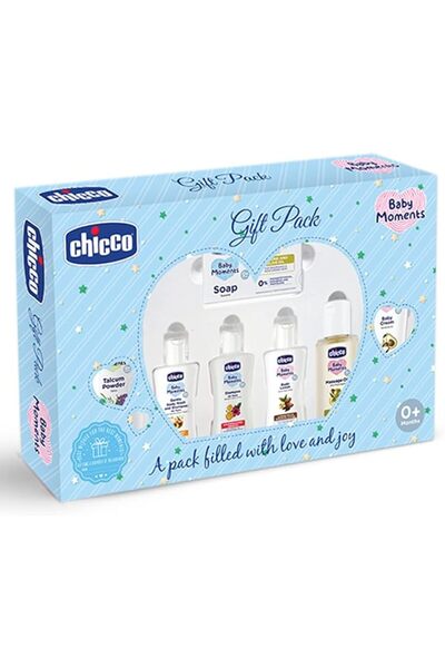 Chicco Baby Moments Essential Set Pink, Gift Set for Babies, 0m+
