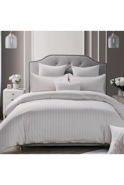 Master Home Textile طقم لحاف فندقي من الألياف الدقيقة ماركة MASTER، يناسب سري...