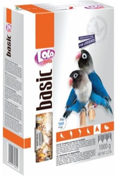 Lolo Pets Foody Premium Complete Food for Lovebirds 1kg