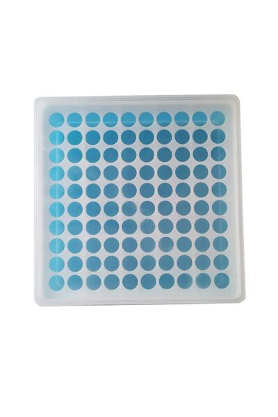 MUHWA Plastic Square 100 Positions Laboratory 0.5ml/1.2ml/1.5ml/2ml Centrifug...