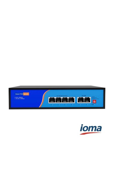 4 Port 10/100 Poe Swİtch IO-SF402E