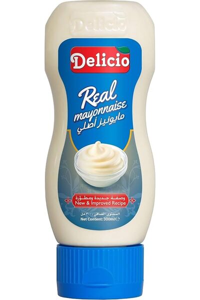 Delicio مايونيز حقيقي، 300 مل - عبوة واحدة