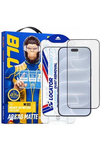 BLUEO Folie de protectie Ecran Matte Anti Reflective Applicator Pro pentru Ap...