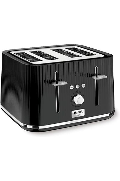 GENERAL محمصة خبز لوفت TT760840 تصميم عصري، سهلة الاستخدام، غطاء أسود ولمسات ...