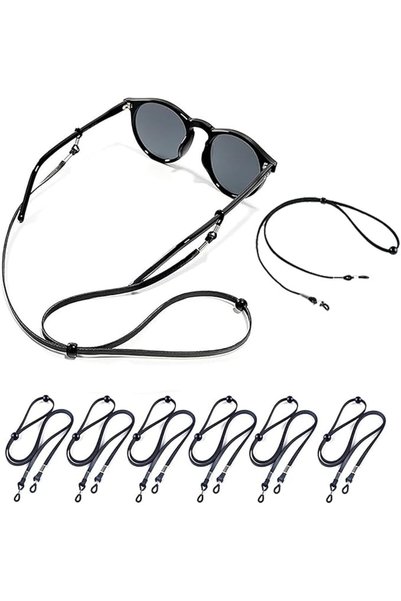 GoodTool Adjustable Glasses Strap 6-Pack, Sports Eyeglass Strap, Anti-Slip Ey...