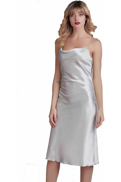 GENERAL Vinmass Plus Size Nightgown for Women Satin Nighty Sleepwear Night Lo...
