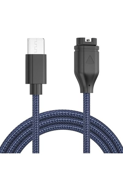 GENERAL كابل شحن لساعة جارمن، كابل شحن USB/Type C مضفر لساعات جارمن فينيكس 8 ...
