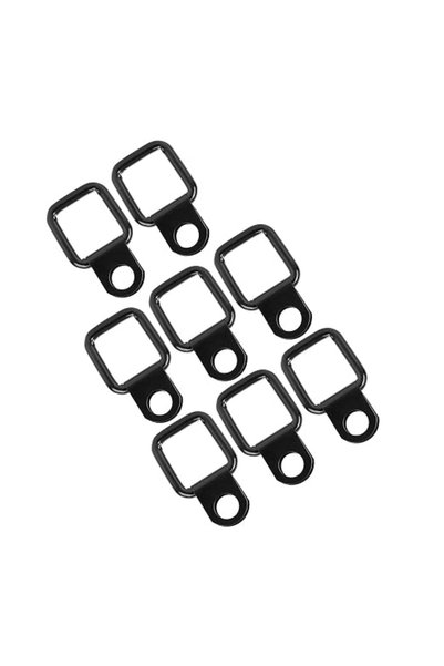 Generic حلقات تثبيت على شكل D، مشابك تثبيت سريعة التحرير، مجموعة من 8 قطع، مل...