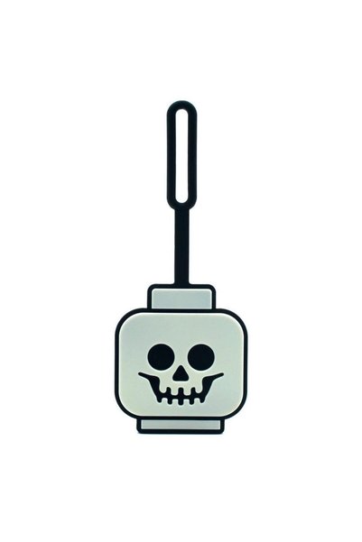 LEGO Gear 53648 Skeleton Head Glow-In-The-Dark Bag Tag
