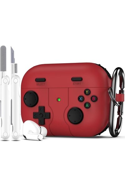R-fun غطاء حماية لسماعات AirPods Pro 3 (2025) مع طقم تنظيف، بتصميم كلاسيكي عل...