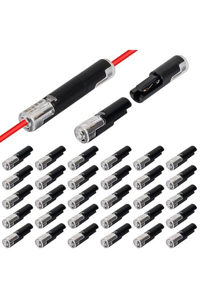 Generic 30PCS Quick Splice Wire Connectors, Tool-Free Snap Lock Electrical Cr...