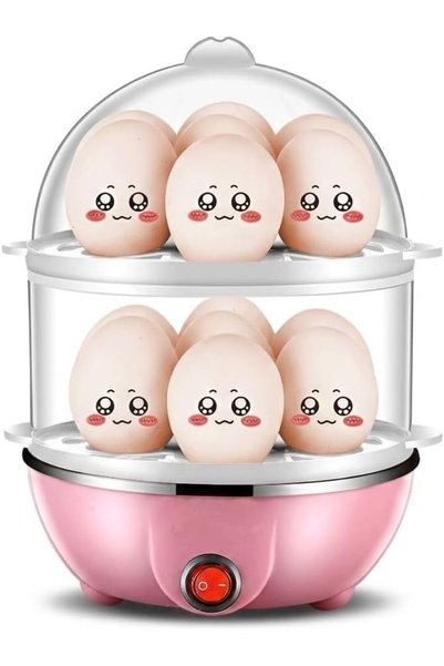 West Biking 350W Double Layer Electric Egg Cooker |   Capacity of 14 Eggs |  ...