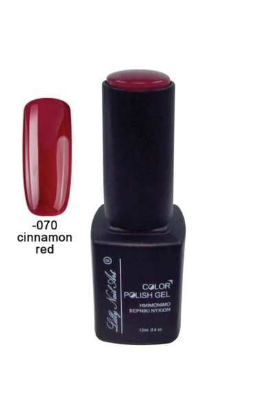 NO BRAND Ημιμόνιμο τριφασικό μανό 12ml - Cinnamon red [40504008-070]