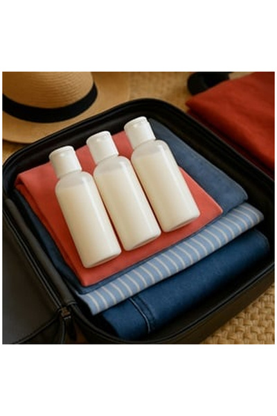 OEM Set Sticle Transparente de Calatorie 100ml - 3buc