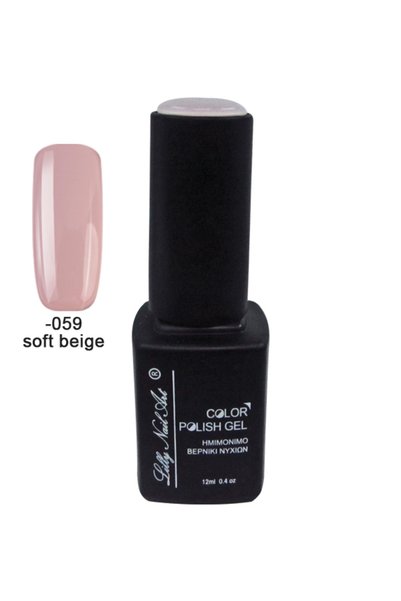 NO BRAND Ημιμόνιμο τριφασικό μανό 12ml - Soft beige [40504008-059]